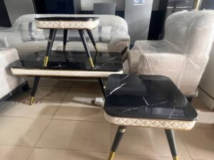 3-in-one Marble Table Set - Image 2